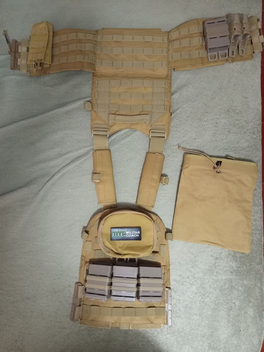 Colete airsoft desert