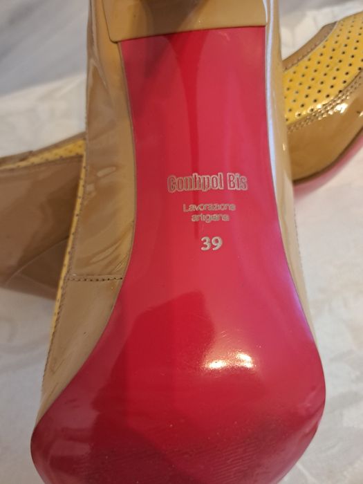 Czółenka damskie roz. 39 skóra