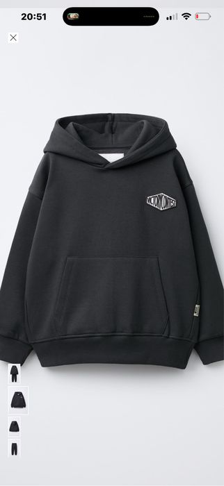 Утеплений спортивний костюм фірми Zara, рoзмір 164 см