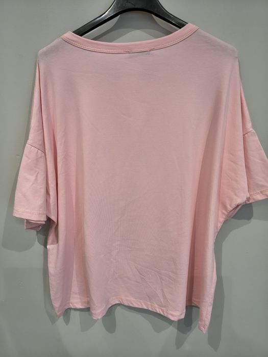 Koszulka t-shirt z pieskiem oversize bawełna