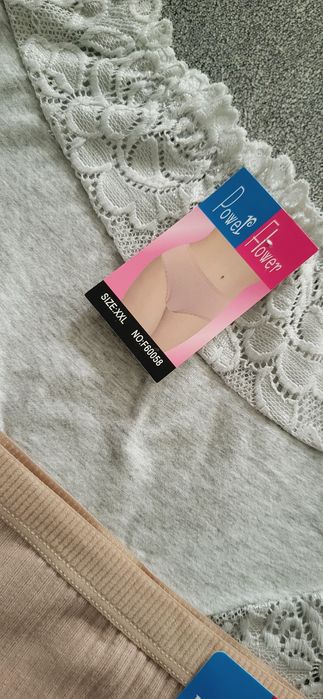 Figi damskie 3 szt roz XXL