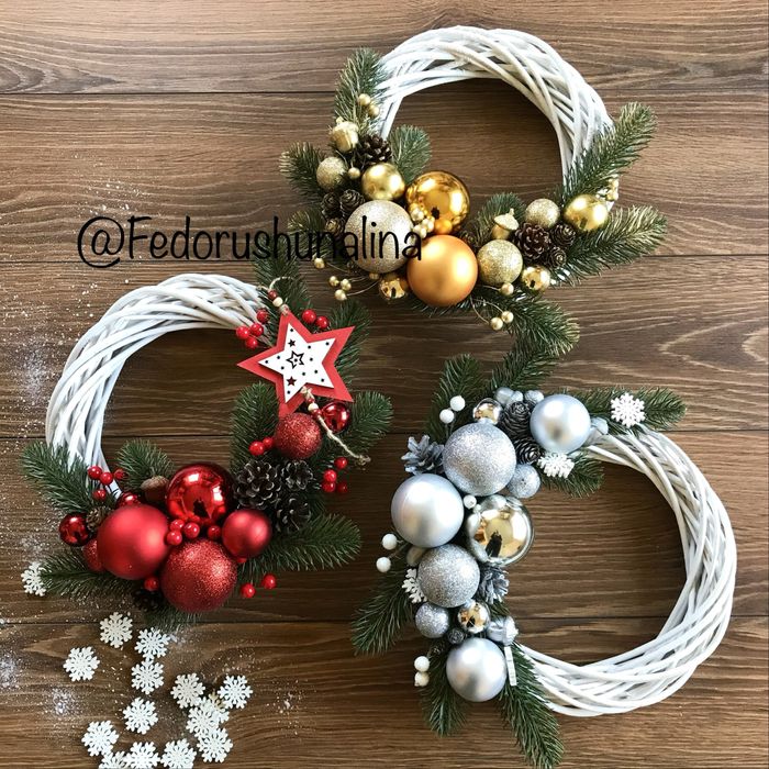 Вінок різдвяний на двері
