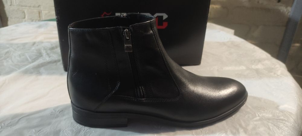 Кожанные мужские ботинки ICOS 118 40, 41,размеры
