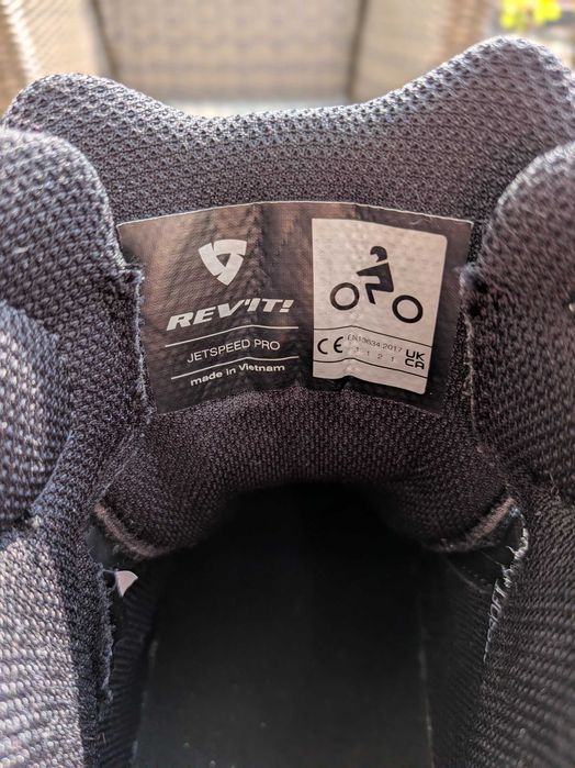 Buty motocyklowe REV’IT! Jetspeed Pro czarno-czerwone