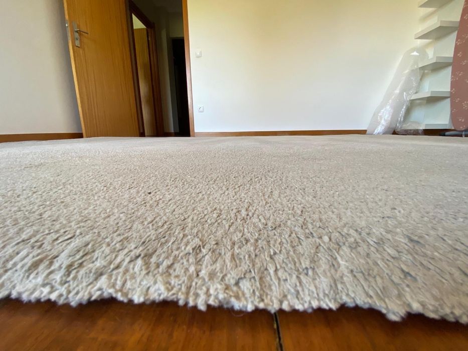 Tapete 2x3m cinza/bege