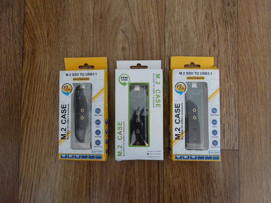 внешний карман картридер накопителей SSD M.2 SATA NGFF to USB 3.1