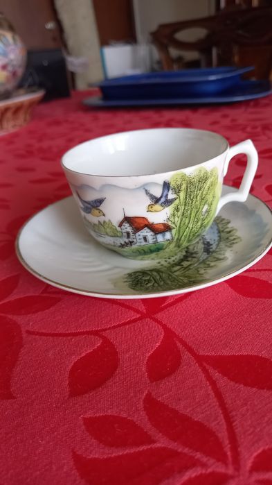 Chávena vista alegre dos anos 20 para colecionadores