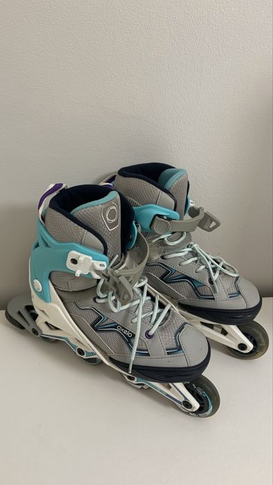 patins em linha em otimo estado