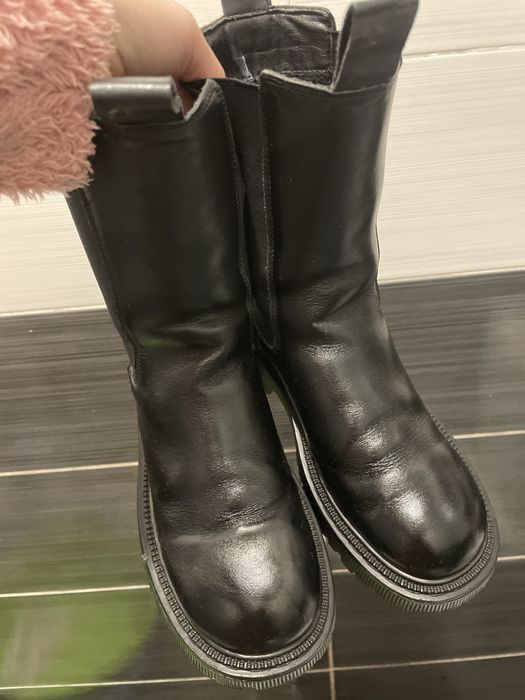 шкіряні черевики-челсі розмір 39