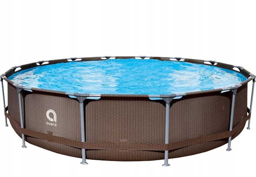 Basen stelażowy okrągły Avenli 457 x 457 cm