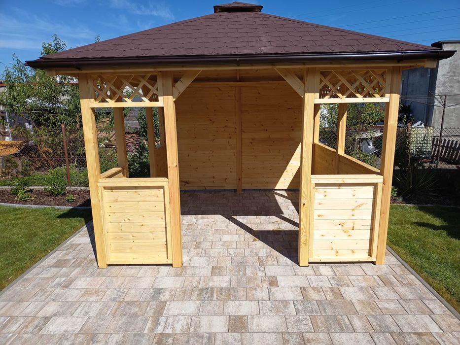 Altana drewniana ,altanka ogrodowa, producent 3x3,3x4,4x4,4x5,5x5,6x4