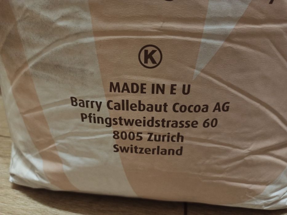Какао порошок ОПТ алкализированный Barry Callebaut жирность22-24%