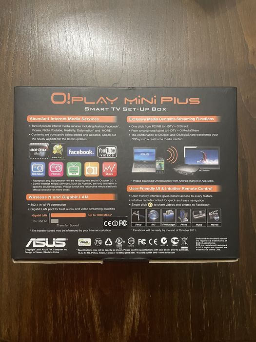 Asus mini plus Smart tv box