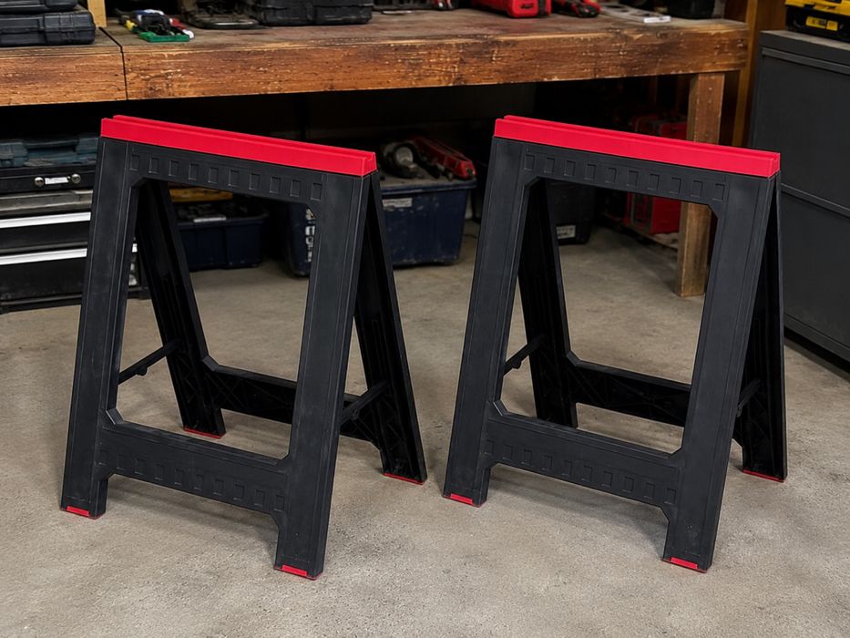 NOWE Koziołki warsztatowe składane 2 szt. 350 kg TITAN STAND