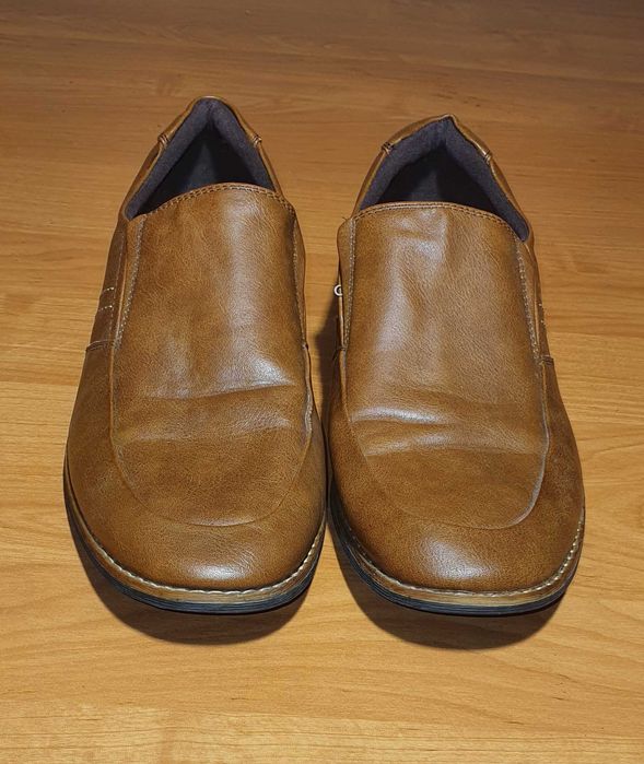 Brązowe mokasyny  Y.LLI BARCCINI, stan BDB, rozm. 44 (dł. wkł. 29 cm)