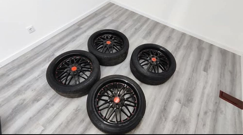 Jantes 18 5x100 aceito troca por 17 mesma furação