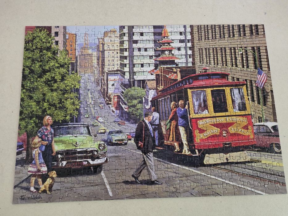 puzzle 4x500 elementów