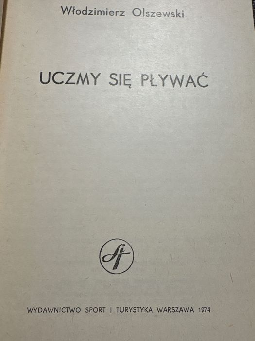 Uczmy się pływać. Włodzimierz Olszewski
