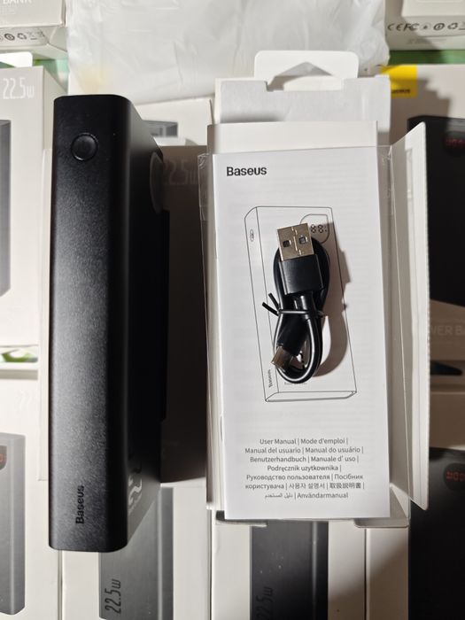 BASEUS ADAMAN 10000mAh 22.5W, 30000mAh 65W, 100W павербанки