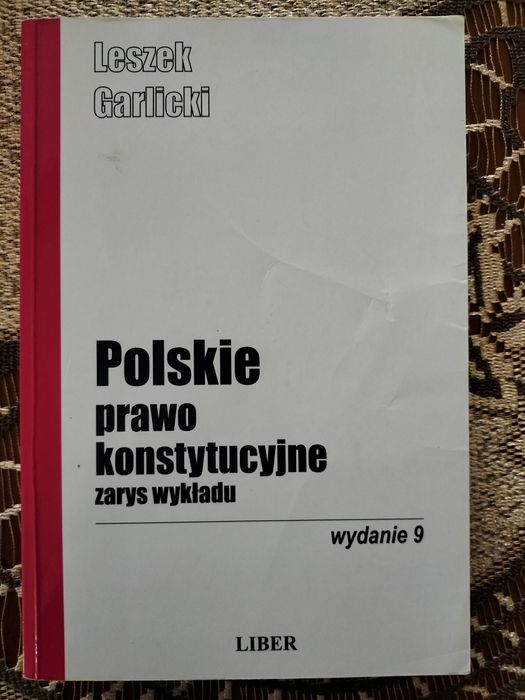 Polskie prawo konstytucyjne zarys wykładu Lech Garlicki