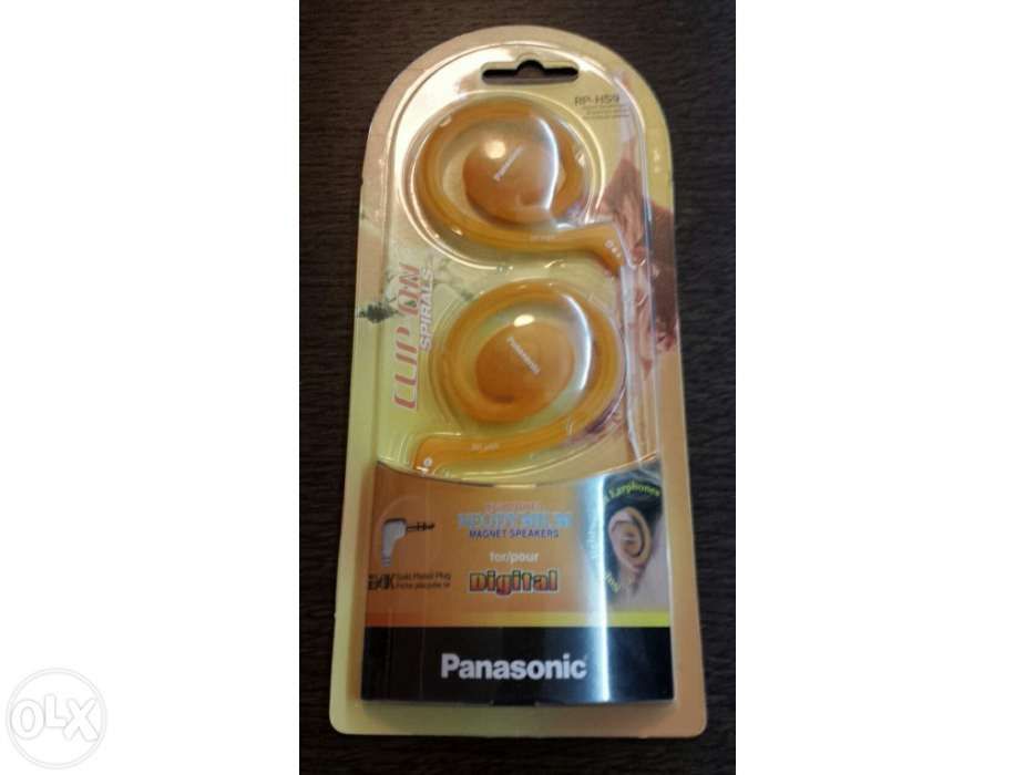 Earphones Clip-On Spirals Panasonic Novo