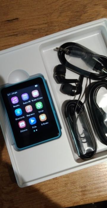 MP3/4 Odtwarzacz muzyki 64GB i dotykowy ekran Niebieski