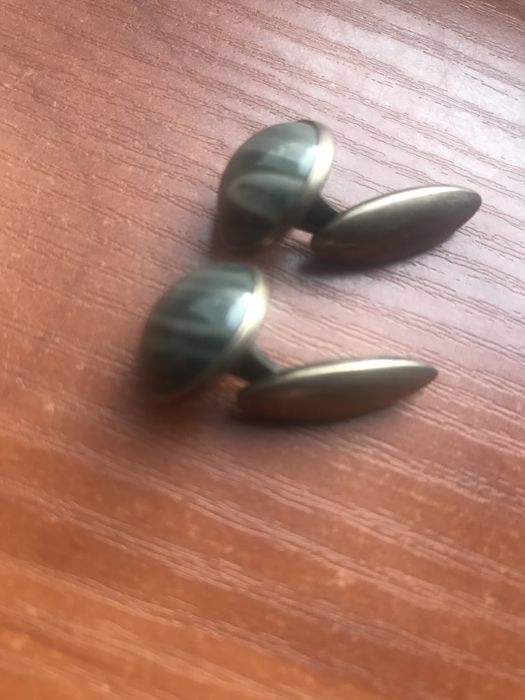 Запонки срібні