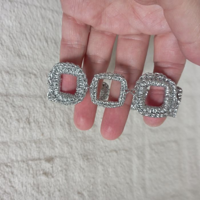 Bransoletka srebrna handmade