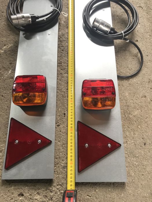 Placas para reboque atrelado