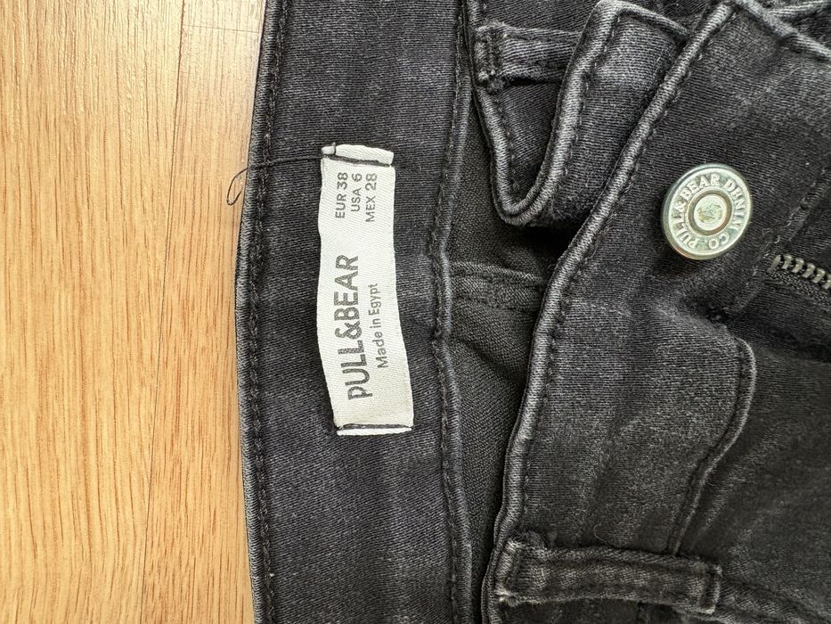 Calças skinny push-up pretas Pull&Bear