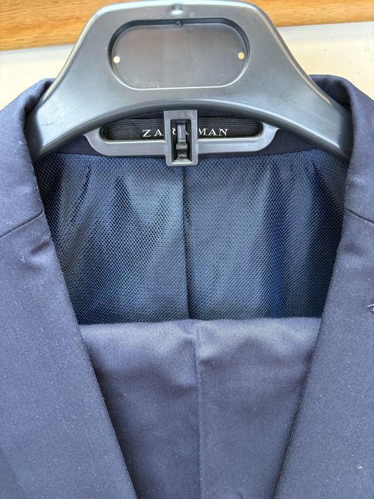 Fato Zara Men tamanho M azul marinho como novo
