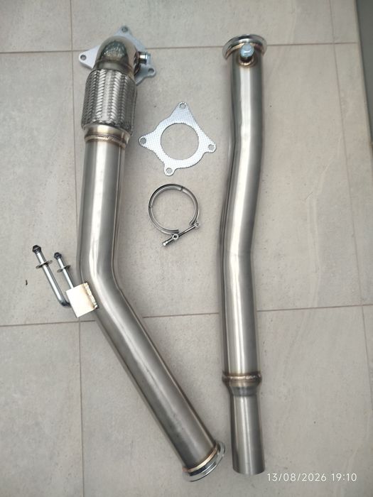 Down Pipe 76 mm Golf 5/6 Scirocco 2.0 TSi