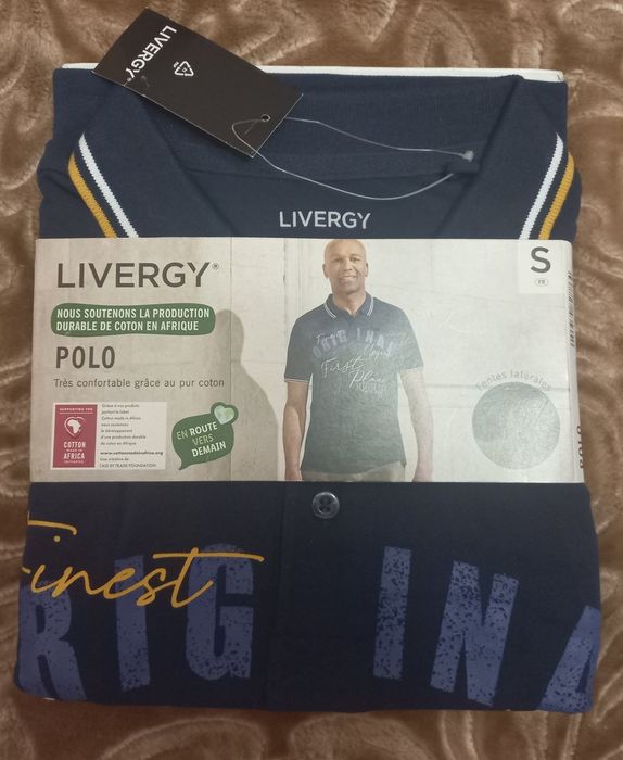 Чоловіча мужская футболка поло Livergy