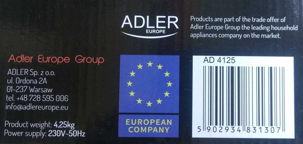 Соковижималка Adler AD 4125