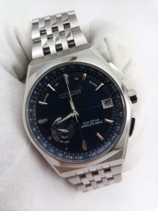 Часы Citizen Attesa CC3020-57L, GPS, Eco-Drive, вечник, мировое время, сапфир антиблик Japan Made