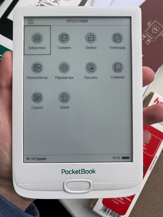 Електронна книга PocketBook 606 повний комплект читалка рідер покетбук
