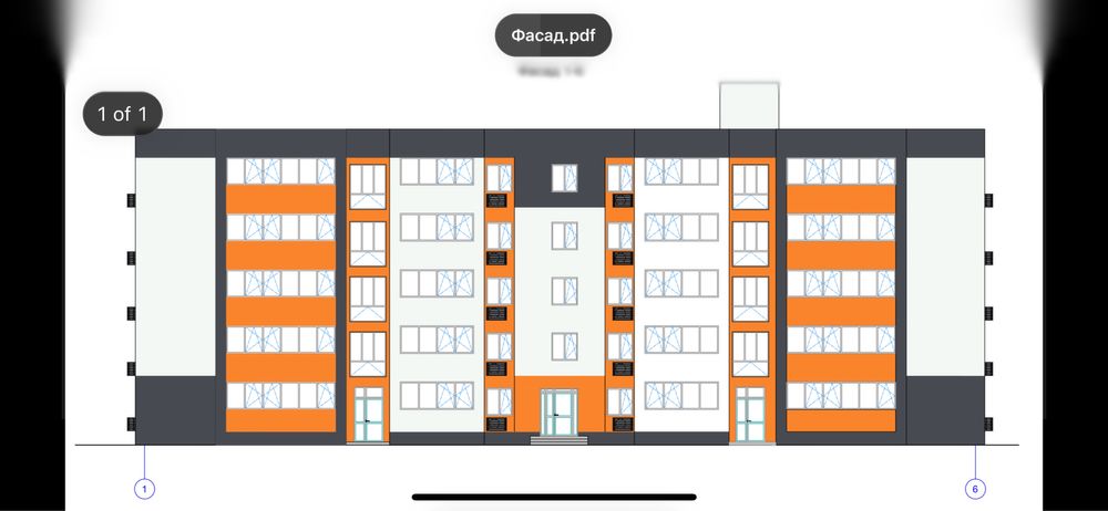 Будівля під будівництво квартир і комерції