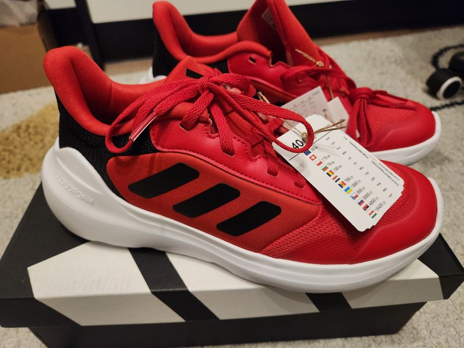 Adidas Tensaur run czerwone NOWE