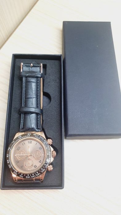 Наручні чоловічі годинники Genuine Leather MOVEMENT Японія