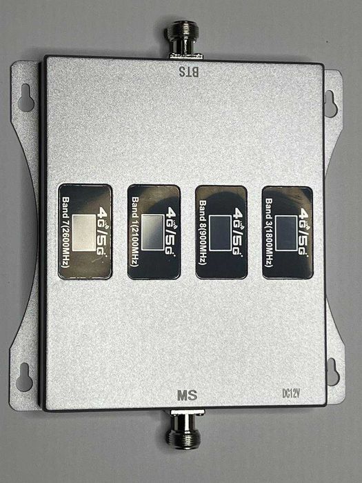 Репитер GSM 4 диапазона 900 1800 2100 2600, усилитель связи 3G 4G LTE