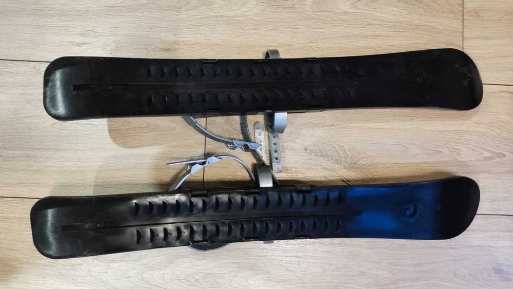 Narty dziecięce Snowline 60 cm + kijki – jak nowe