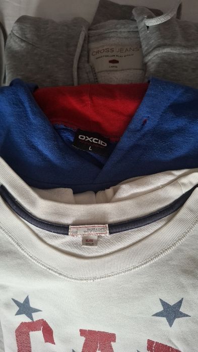 4 Bluzy sportowe rozm L unisex