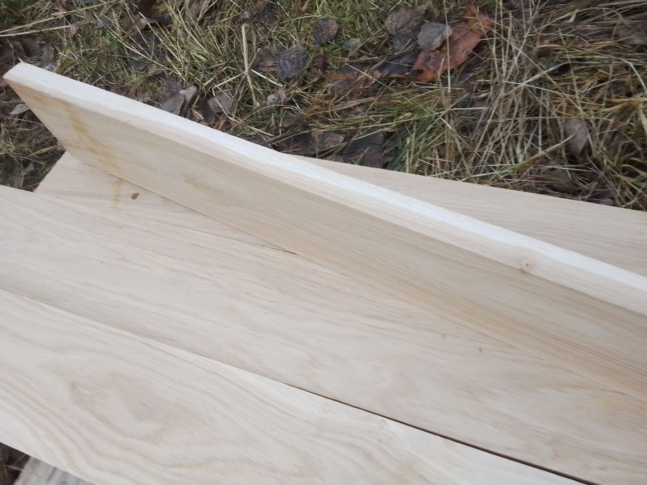 Dębowa sztacheta 140 cm x 10 cm x 2 cm, heblowana, nowa, sucha,wysyłka