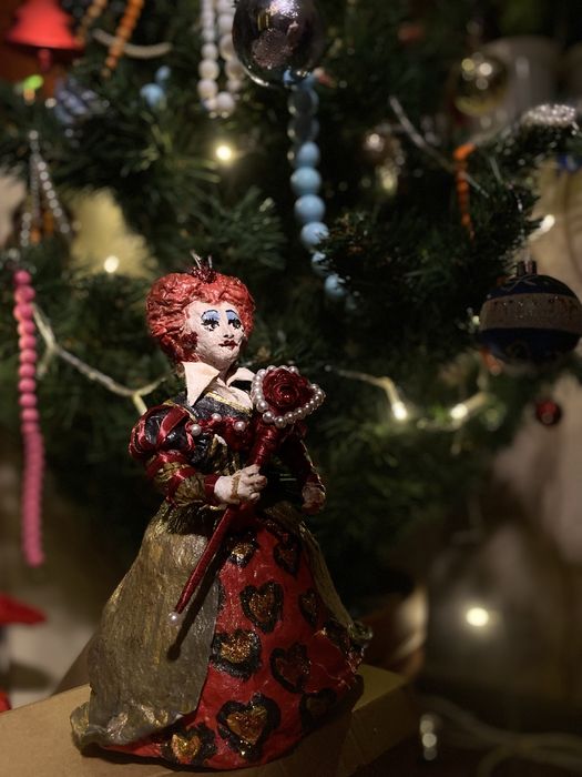 Новорічна іграшка із вати (ручна робота)