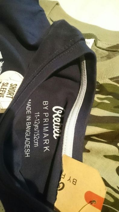 Zestaw koszulek 5szt.  koszulka nowa nowe 152 158 Primark UK