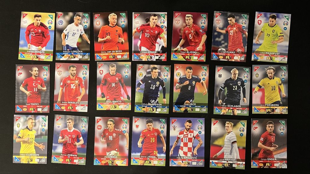 Karty pilkarskie panini euro 2020