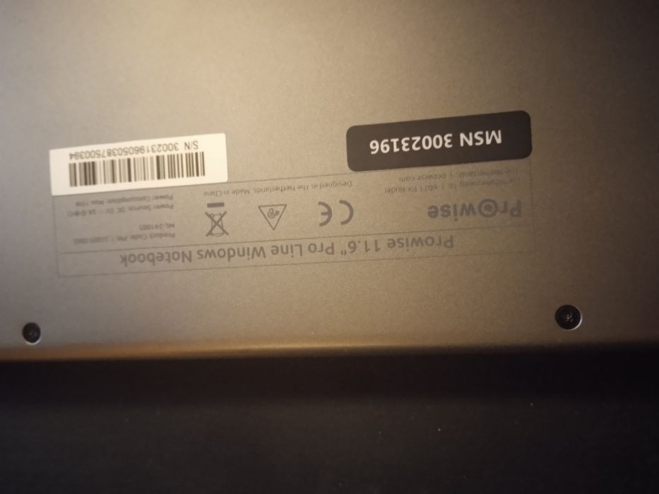 Ноутбук 11.6" ProWise ProLine Touch Intel Celeron N3060 RAM 4GB SSD 32