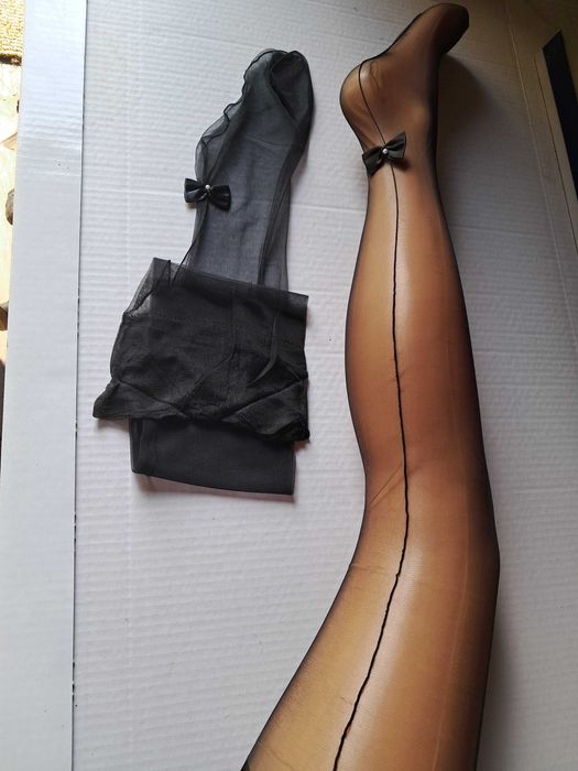 Rajstopy ze szwem i we wzory