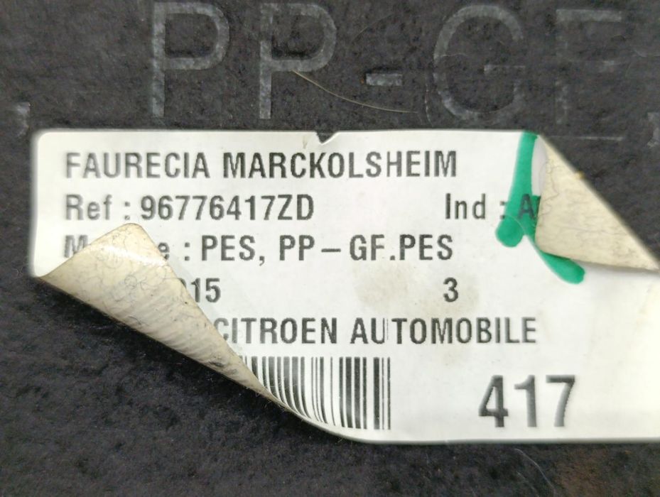 Chapeleira Da Mala Peugeot 308