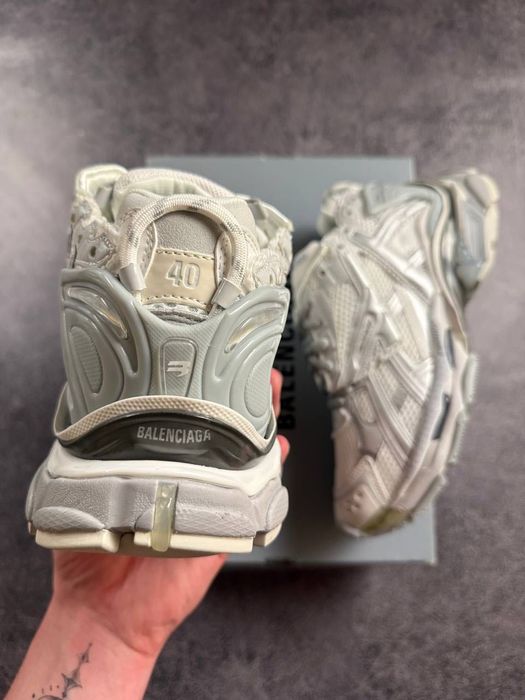 [БЕЗ ПРЕДОПЛАТ] Balenciaga Runner Trainer White/Silver баленси баленсиага раннер